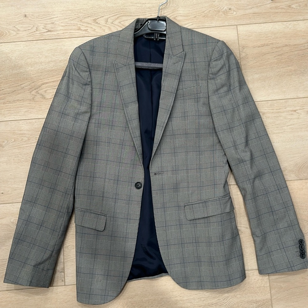 Top man jacket size 36 gray great condition
